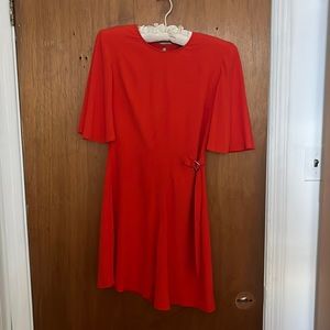 TOPSHOP size 2 flirty red dress
